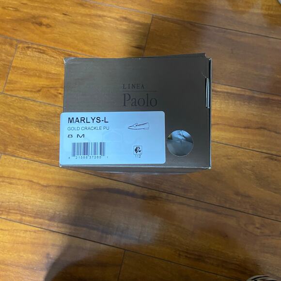 Linea Paolo Marlys Pointed Toe Flat in Gold, Sz 8M -- NWT/NIB - Picture 10 of 10